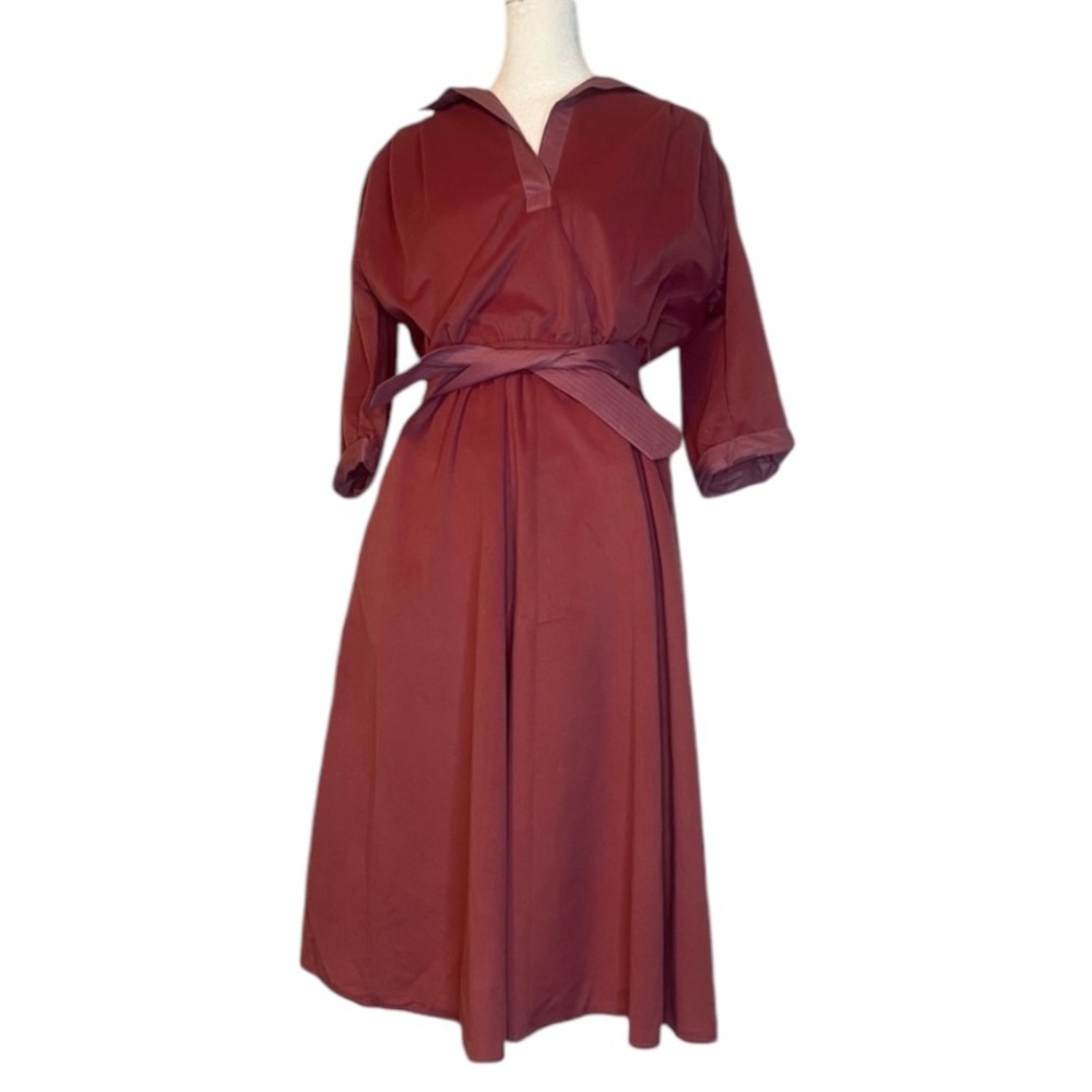 Vintage ILSE M. California pink A-line 50s style dress Size 8